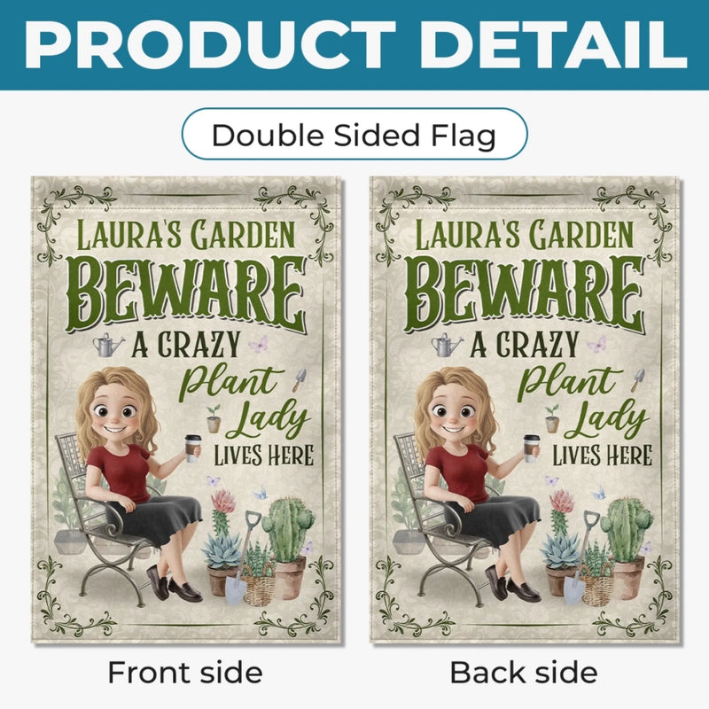 Personalized Flag – Garden Gifts For Gardeners – Bloom Where You Grow