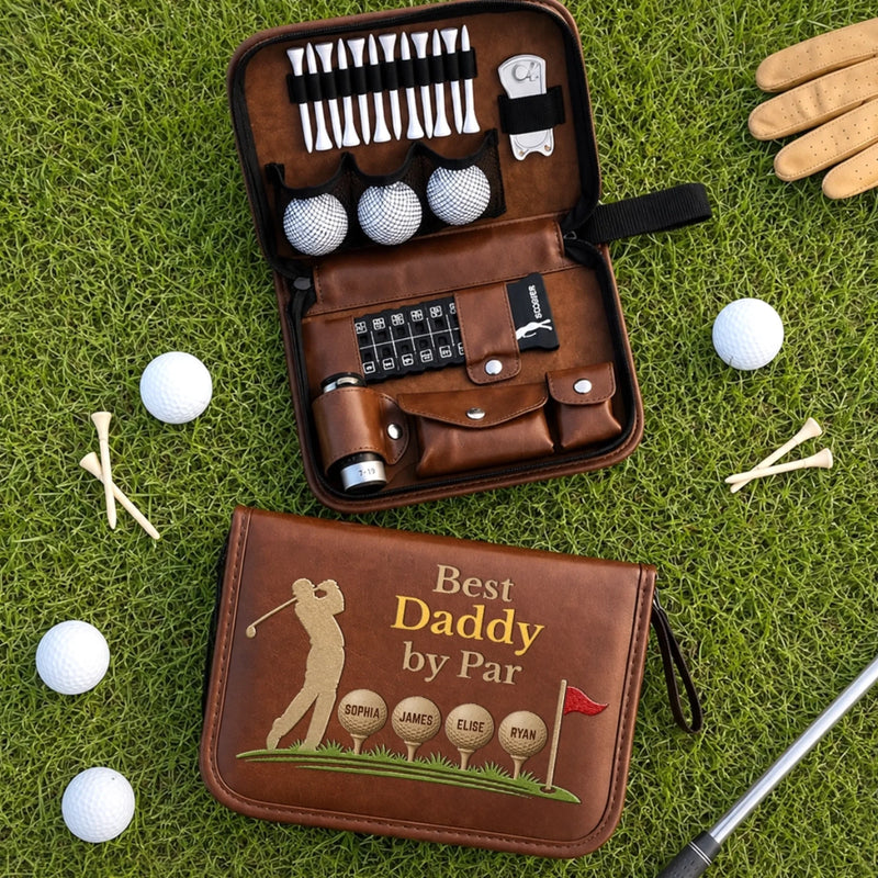 Personalized Golf Bag – Golf Gifts For Dad, Grandpa – Born To Chase Birdies