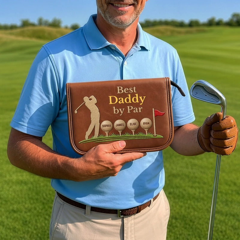 Personalized Golf Bag – Golf Gifts For Dad, Grandpa – Born To Chase Birdies