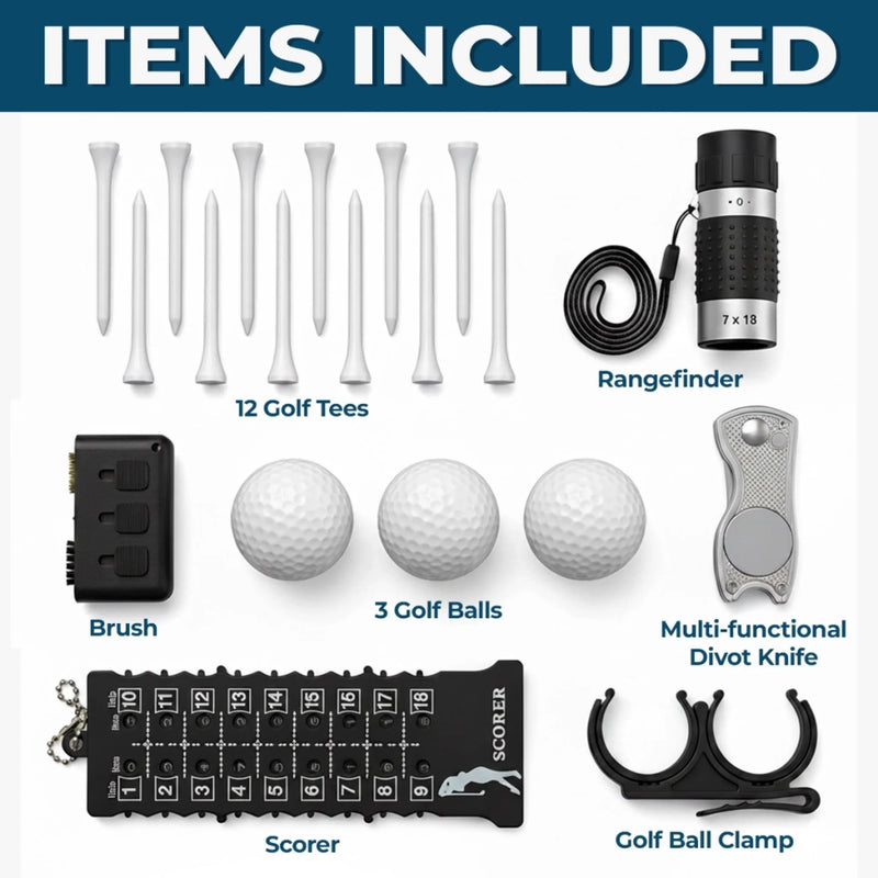 Personalized Golf Bag – Golf Gifts For Dad, Grandpa – Born To Chase Birdies