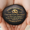 Personalized Printed Rock – Anniversary or Wedding Gift for Couple – Our Love Grows with Time