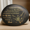 Personalized Printed Rock - Father's Day Gifts For Dad, Grandpa - Family Built On Love
