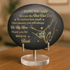 Personalized Printed Rock - Father's Day Gifts For Dad, Grandpa - Family Built On Love