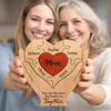 Personalized Shaped Wooden Art Puzzle – Gifts For Family Members – Love Never Fades