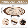 Personalized Wooden Clock – Gifts For Dad, Grandpa – Forever Lucky To Have Dad