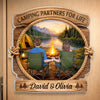 Personalized Door Magnet – Gifts For Campers, Couple – Camping Partners For Life