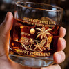 Personalized Whiskey Glass – Retirement Gifts For Women, Men – Goodbye Tension Hello Pension