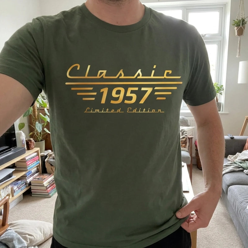 Personalized T-shirt, Premium T-shirt, Hoodie – Birthday Gifts For Men, Dad, Grandpa – Just A Little Iconic