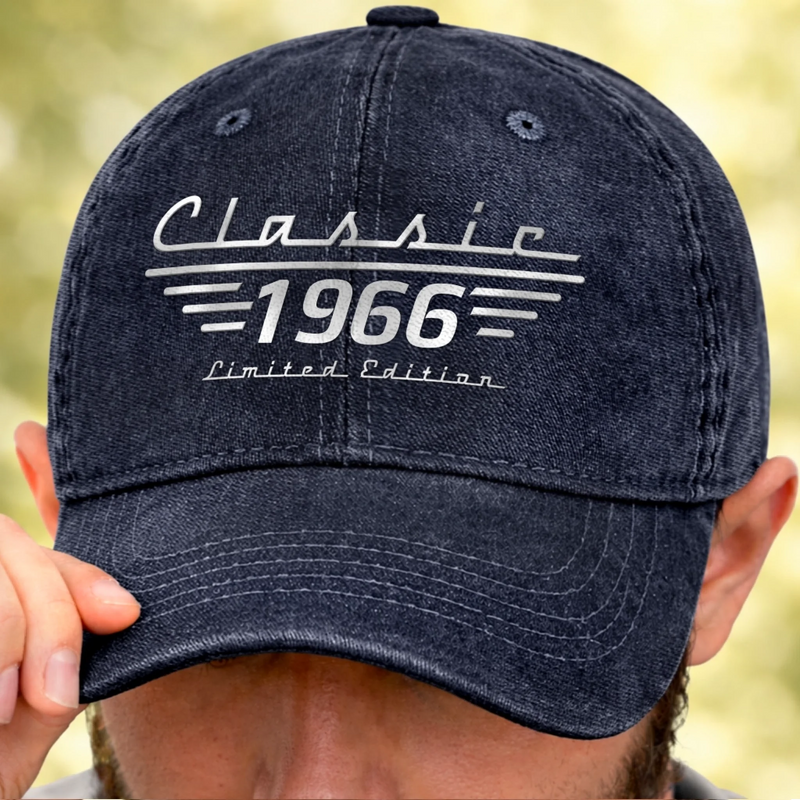 Personalized Vintage Washed Denim Baseball Cap – Gift For Grandpa, Dad – Dad Makes Every Day Stronger