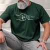 Personalized Unisex T-shirt – Gifts For Dad, Grandpa – My First Hero My Forever Friend