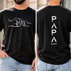 Personalized Unisex T-shirt – Gifts For Dad, Grandpa – My First Hero My Forever Friend