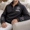 Personalized Unisex Quarter Zip Sweatshirt – Gifts For Grandpa, Dad – Dad Makes Every Memory Better