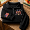 Personalized America 250th Anniversary – Unisex Quarter Zip Sweatshirt – Gifts For Grandpa, Dad – Timeless USA Spirit