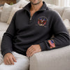 Personalized America 250th Anniversary – Unisex Quarter Zip Sweatshirt – Gifts For Grandpa, Dad – Timeless USA Spirit