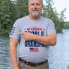 Personalized T-Shirt With Sleeve Design – Gifts For Dad, Grandpa – Dad Built This Legacy