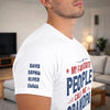 Personalized T-Shirt With Sleeve Design – Gifts For Dad, Grandpa – Dad Built This Legacy