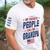 Personalized T-Shirt With Sleeve Design – Gifts For Dad, Grandpa – Dad Built This Legacy