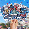 Personalized America 250th Anniversary – Hand Fan – Gifts For Family Members – Future Bright Like Fireworks