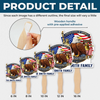 Personalized America 250th Anniversary – Hand Fan – Gifts For Family Members – Celebrating 250 Years Strong