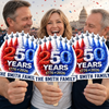 Personalized America 250th Anniversary – Hand Fan – Gifts For Family Members – Celebrating 250 Years Strong