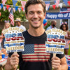 Personalized America 250th Anniversary – Hand Fan – Gifts For Family Members – Celebrating Freedom Coast To Coast