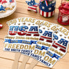 Personalized America 250th Anniversary – Hand Fan – Gifts For Family Members – Celebrating Freedom Coast To Coast