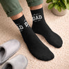 Personalized Crew Socks – Birthday Gifts For New Dads, New Grandpas – Promoted To Dad