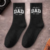 Personalized Crew Socks – Birthday Gifts For New Dads, New Grandpas – Promoted To Dad