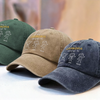Personalized Washed Baseball Cap – Gifts For Dad, Grandpa – My Crew Makes Me Smile