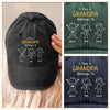 Personalized Washed Baseball Cap – Gifts For Dad, Grandpa – My Crew Makes Me Smile