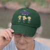 Personalized Washed Baseball Cap – Gifts For Dad, Grandpa – Official Grandma Club
