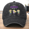 Personalized Washed Baseball Cap – Gifts For Dad, Grandpa – Official Grandma Club