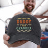 Personalized Washed Baseball Cap – Gifts For Dad, Grandpa – Strong And Kind