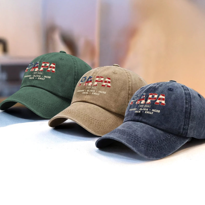 Personalized Washed Baseball Cap – Gifts For Dad, Grandpa – Still Going Strong