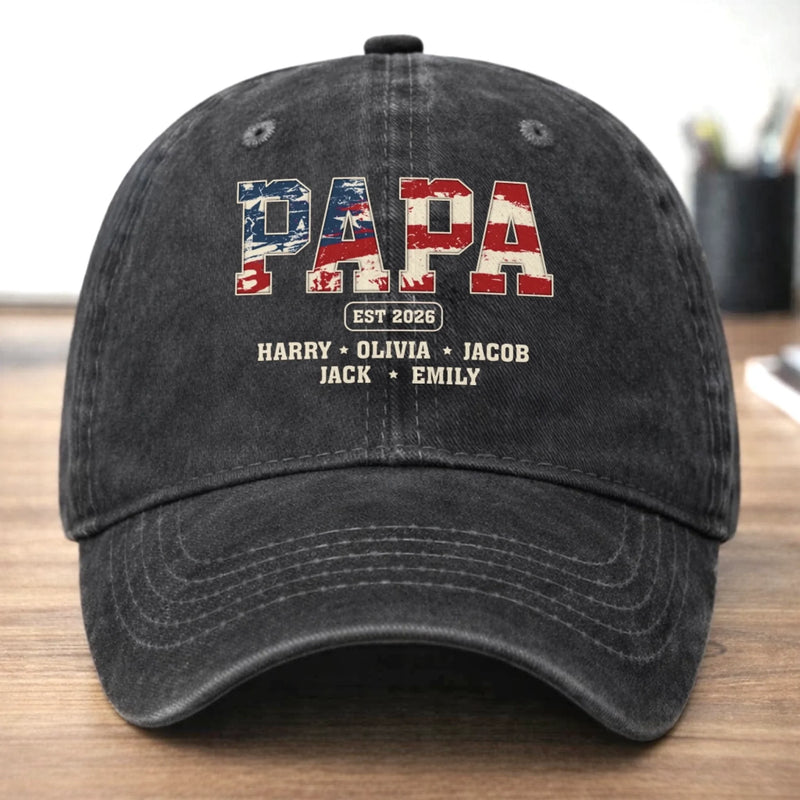 Personalized Washed Baseball Cap – Gifts For Dad, Grandpa – Still Going Strong