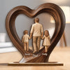 Personalized 2-Layered Wooden Plaque – Gifts For Dad, Grandpa – Thank You For Always Being There