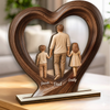 Personalized 2-Layered Wooden Plaque – Gifts For Dad, Grandpa – Thank You For Always Being There
