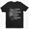 Personalized T-shirt, Hoodie – Gifts For Dad, Grandpa – Born To Be Free