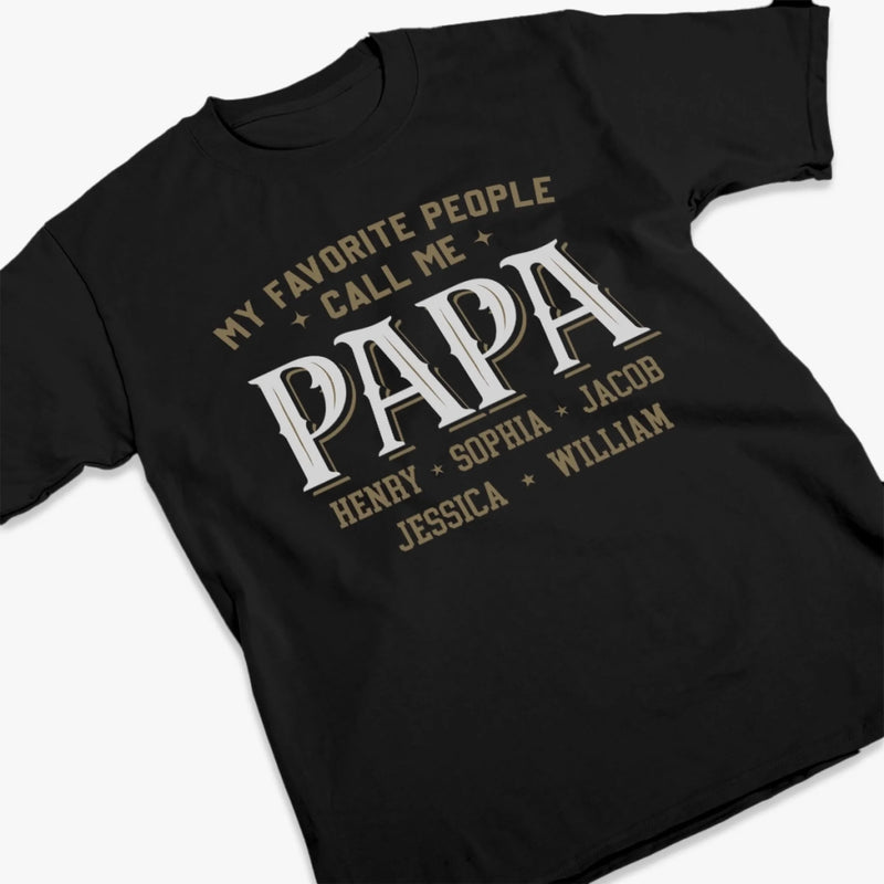 Personalized T-shirt, Hoodie – Gifts For Dad, Grandpa – My Greatest Role Forever