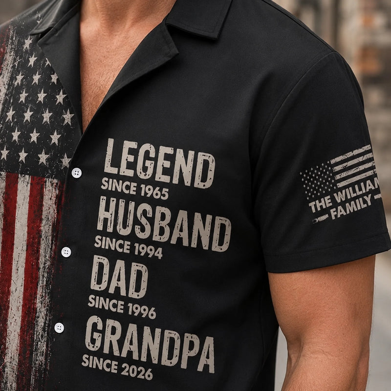 Personalized Hawaiian Shirt – Summer Gifts For Dad, Grandpa – Dad Makes Life Brighter