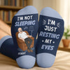 Personalized Crew Socks – Gifts For Dad, Grandpa  – Professional Eye Rest
