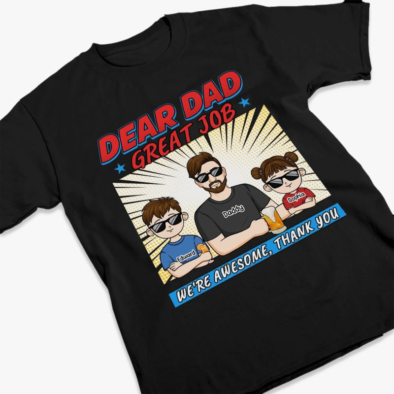 Personalized T-shirt, Hoodie – Gifts For Dad, Grandpa – Cheers To You, Dad