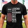 Personalized  America 250th Anniversary – Custom T-shirt, Hoodie – Gifts For Dad, Grandpa – Stars Stripes And Legacy