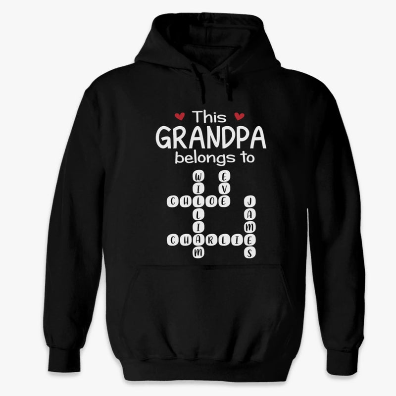 Personalized T-shirt, Hoodie – Gifts For Dad, Grandpa – Our Story Spells Love