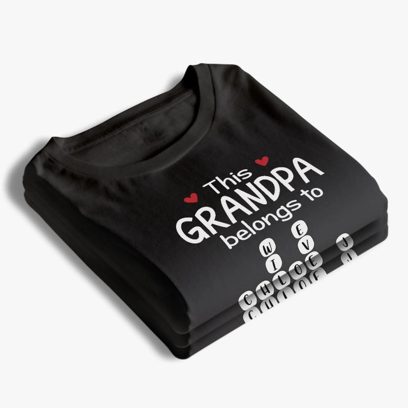 Personalized T-shirt, Hoodie – Gifts For Dad, Grandpa – Our Story Spells Love