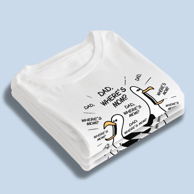 Personalized Unisex T-shirt, Hoodie – Funny Gifts For Dad, Grandpa – Dad Gull Energy Only