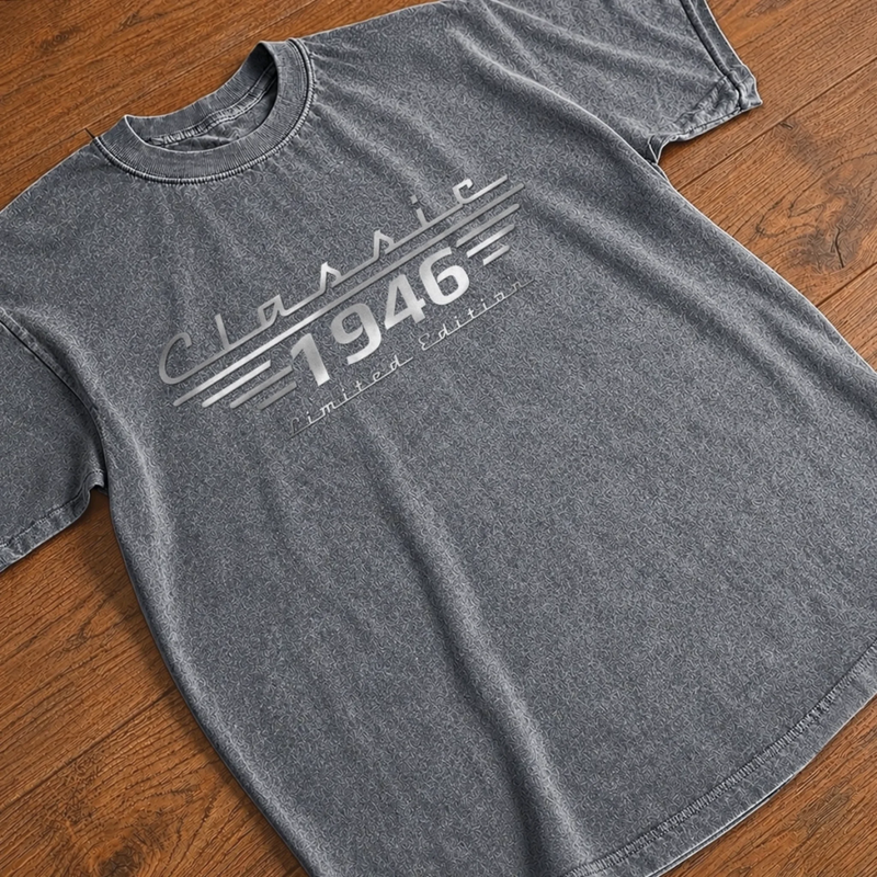 Personalized Washed Cotton T-shirt – Gifts For Dad, Grandpa – Forever Lucky To Have Dad