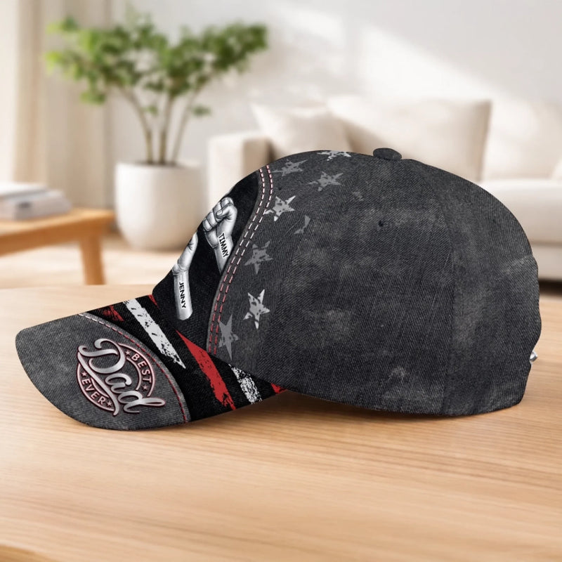 Personalized Baseball Cap – Gifts For Grandpa, Dad – Grandpa Love Stands Tall