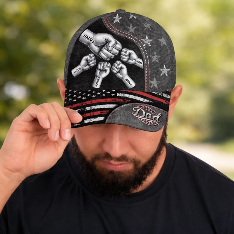 Personalized Baseball Cap – Gifts For Grandpa, Dad – Grandpa Love Stands Tall