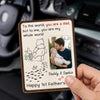 Personalized Photo Car Visor Clip – Gifts For Dad, Grandpa – Cherish Every Drive